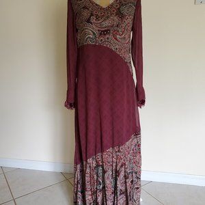 Soft Surrounding Prairie Modest Full Length Dress